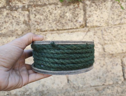 Cordone di canapa intrecciata - Ultimo stock x 3 disponibile - Rotoli H 5 mm x 25 Mt.