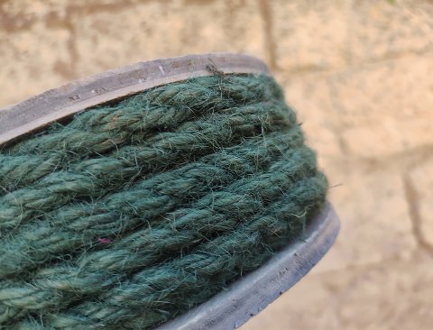 Cordone di canapa intrecciata - Ultimo stock x 3 disponibile - Rotoli H 5 mm x 25 Mt.