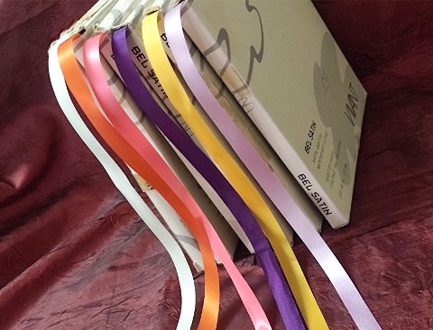 Nastro Mezzo Raso H 10 - Sconti per Fioristi e Aziende - Dispencer 100 Mt. colori assortiti