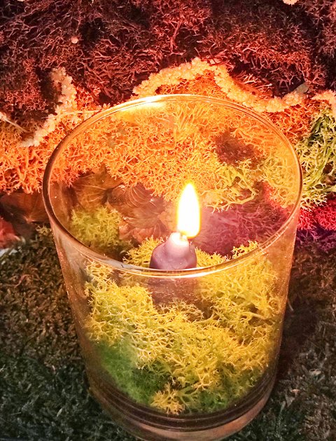 Candele x 4 Stearica H 9 - Sconti per Fioristi e Aziende - Candele Blu Royal dm. 1,5