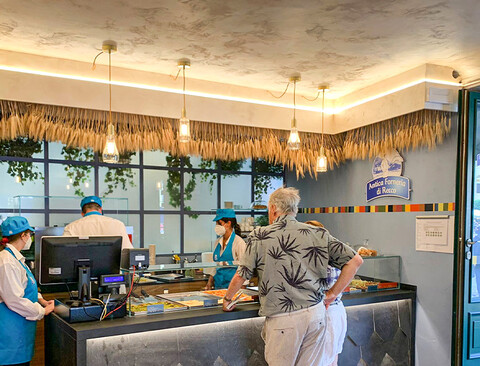 Soffitto Spighe di grano preservate per Ristoranti, Hotels e Resort . - a metro quadrato