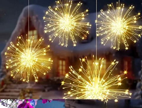 Sfera Led Galactic Flash dm. 40 - In Promo Natalizia - N 60 Led Ice+20 Hot Flash