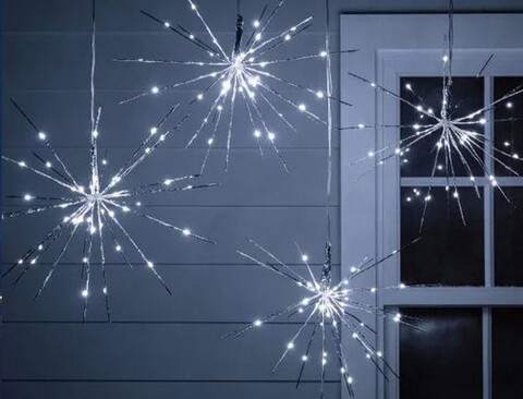 Sfera Led Galactic Flash dm. 40 - In Promo Natalizia - N 60 Led Ice+20 Hot Flash