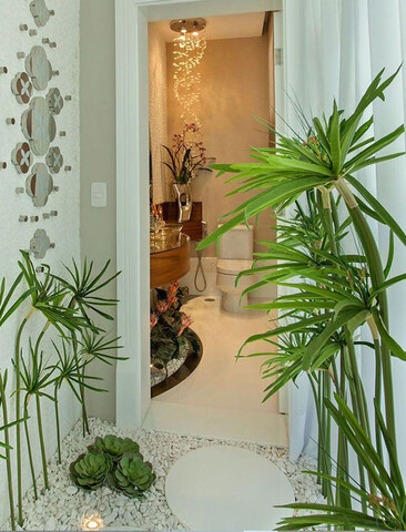 Papiro Artificiale in gomma H 107 - Sconto per Fioristi e Aziende . - con 24 foglie