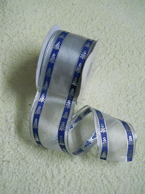 Nastro Pinetti Blu H 25/38/65 da mt. 25 Animato - Sconti per Fioristi e Aziende