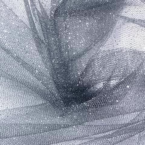 Tulle H 12,5 glitterato da 50 metri