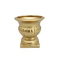 Coppa Stile Romano H 20 in Ceramica Bianca e Oro Sconti per Fioristi, Wedding e Aziende
