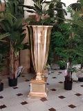 Coppa foglia oro con base in tre dimensioni - Sconti per Fioristi, Wedding e Aziende
