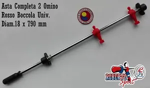 SERIE ASTE COMPLETE R/B 18 X 790 MM. ROBERTO SPORT BOCCOLA UNIVERSALE