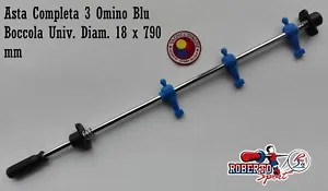 SERIE ASTE COMPLETE R/B 18 X 790 MM. ROBERTO SPORT BOCCOLA UNIVERSALE