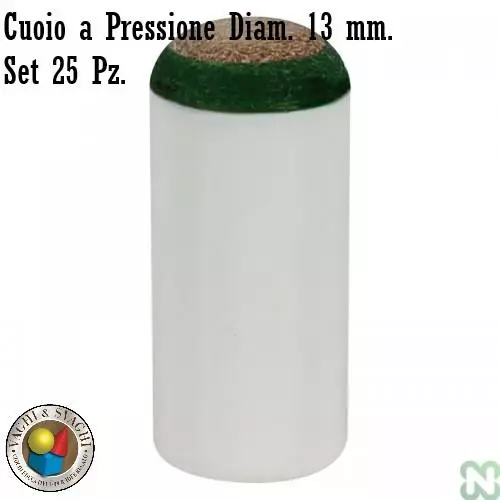 CUOIO A PRESSIONE SET 25 PZ. EASY DIAM. MM 11,5-12-12,5-13-13,5-14