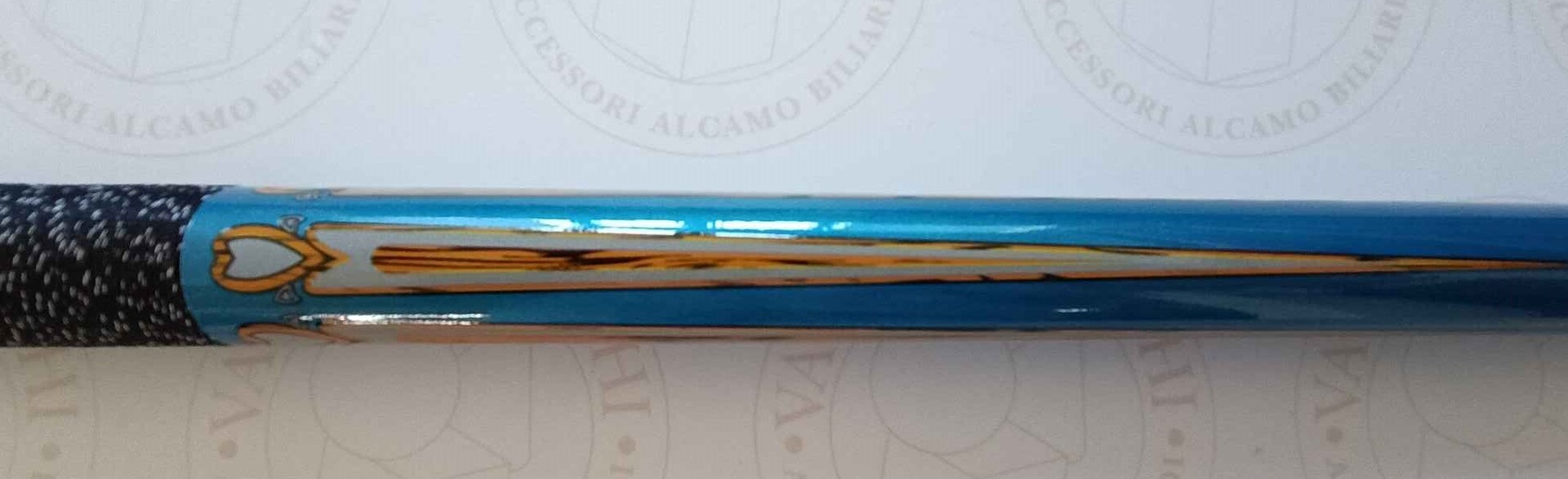 STECCA PER GIOCO 5/9 BIRILLI NERO/AZZURRO 2 PZ.