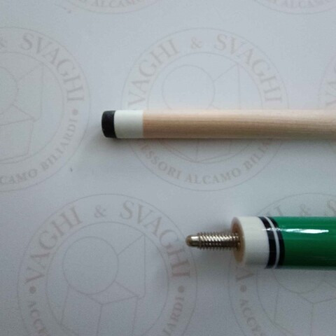 STECCA PER GIOCO POOL VERDE NERA 2 PZ.