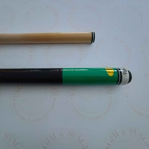 STECCA PER GIOCO POOL VERDE NERA 2 PZ.