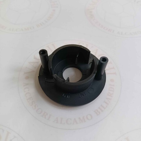 FLANGIA CON PERNI PER BOCCOLA A SFERA (DIAM 16 MM) GARLANDO 30 MM COLORE NERA