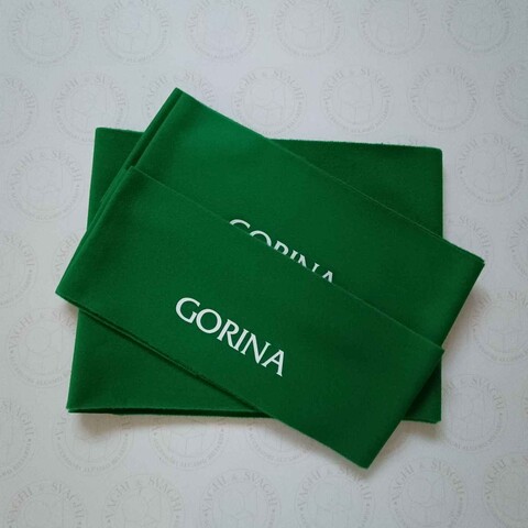 PANNO X SPONDE DA BILIARDO GORINA L VERDE AMARILLO CON SERIGRAFIA