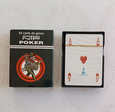 CARTE DA GIOCO NTP POKER DORSO ROSSO