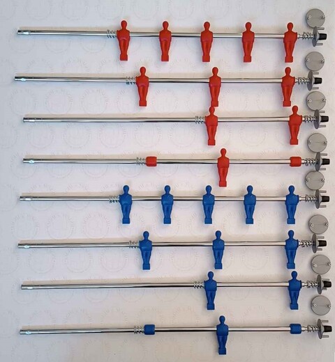 SERIE ASTE SEMICOMPLETE GARLANDO RIENTRANTI BOCCOLE SILVER