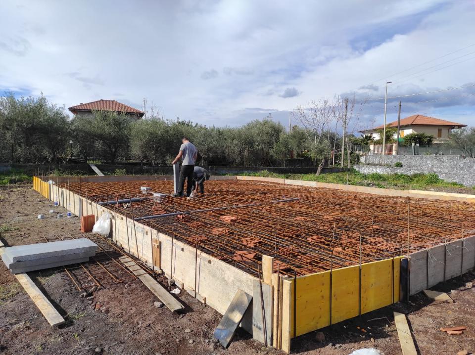 Realizzazione platea in cemento armato Edileanza a Richiesta