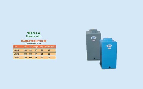 Contenitore Tipo LA (Lineare Alto) ECOPOL Tipo La