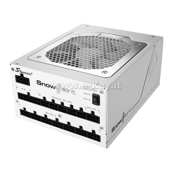 i Alimentatore PC Modulare Seasonic Snow Silent Limited Edition P1050 1050W ATX 80+ Platinum Bianco