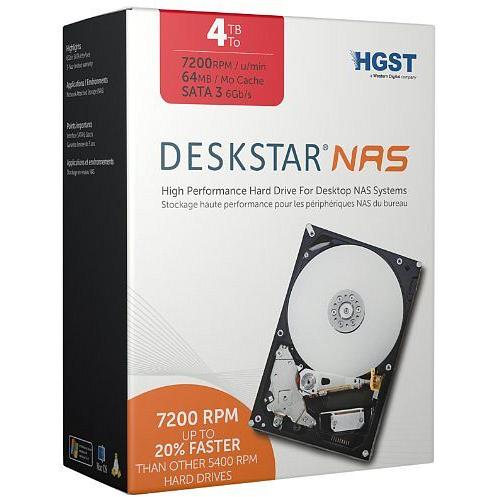 Hard Disk Interno 3.5" HGST NAS 3TB 64MB 7200RPM SATA3 SATA3 HGST NAS 3TB