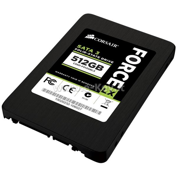 SSD Corsair Force LX 512GB 2.5" 512GB Lettura 560MB/s Scrittura 450MB/s SATA3 Corsair Force LX 512GB gfdg dfgfdg