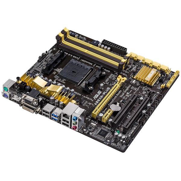 Scheda Madre ASUS A88XM-PLUS Socket FM2+ AMD A88X DDR3 USB3 MicroATX ASUS A88XM-PLUS