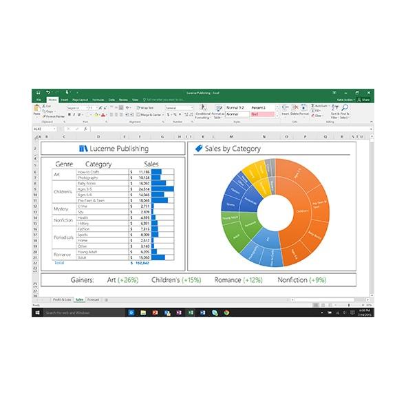 Microsoft Office Home & Student 2016 WIN Italiano Eurozone 1 utente Microsoft Office Home & Student 2016