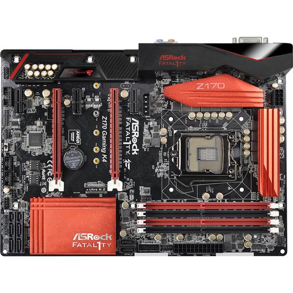 Scheda Madre AsRock Fatal1ty Z170 Gaming K4 Socket 1151 DDR4 SATA3 USB3 ATX AsRock Fatal1ty Z170 Gaming K4