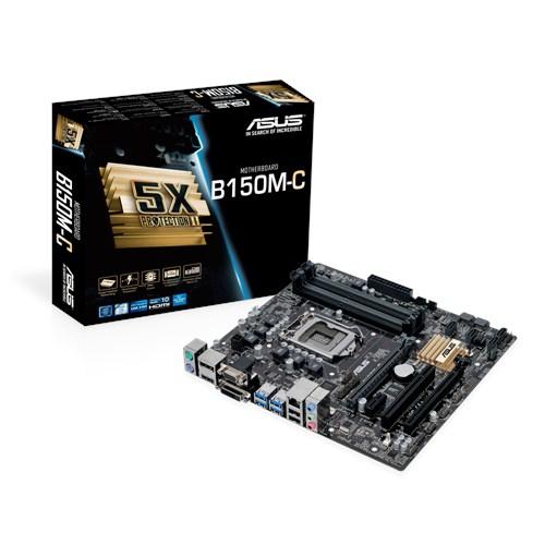 Scheda Madre ASUS B150M-C Socket 1151 DDR4 SATA3 USB3 mATX ASUS B150M-C