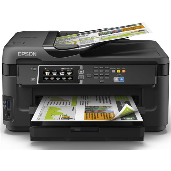 Stampante Multifunzione A inchiostro A colori Epson WF-7610DWF LAN WiFi A3 Nero Epson WF-7610DWF