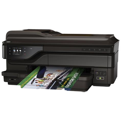 Stampante Multifunzione A inchiostro A colori HP 7612 Flatbed & ADF USB LAN WiFi A3 Nero Ner/o HP 7612