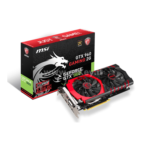 VGA MSI nVidia GeForce 960 Gaming G2 Core 1216/1279MHz Memory GDDR5 Variante MSI GeForce 960 Gaming MSI GeForce 960 Gaming G2