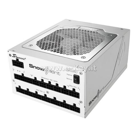 Alimentatore PC Modulare Seasonic Snow Silent Limited Edition P1050 1050W ATX 80+ Platinum Bianco