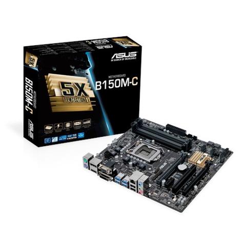 Scheda Madre ASUS B150M-C Socket 1151 DDR4 SATA3 USB3 mATX ASUS B150M-C