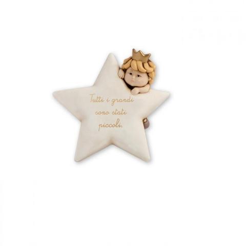 Targa in ceramica decorata con scritta Egan I PICCOLI PRINCIPI