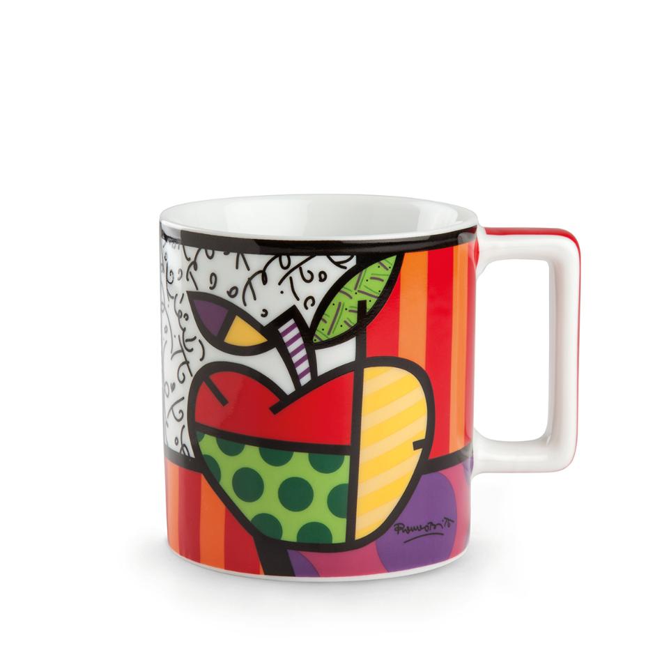 Tazza mug in porcellana decorata Egan BRITTO ICON