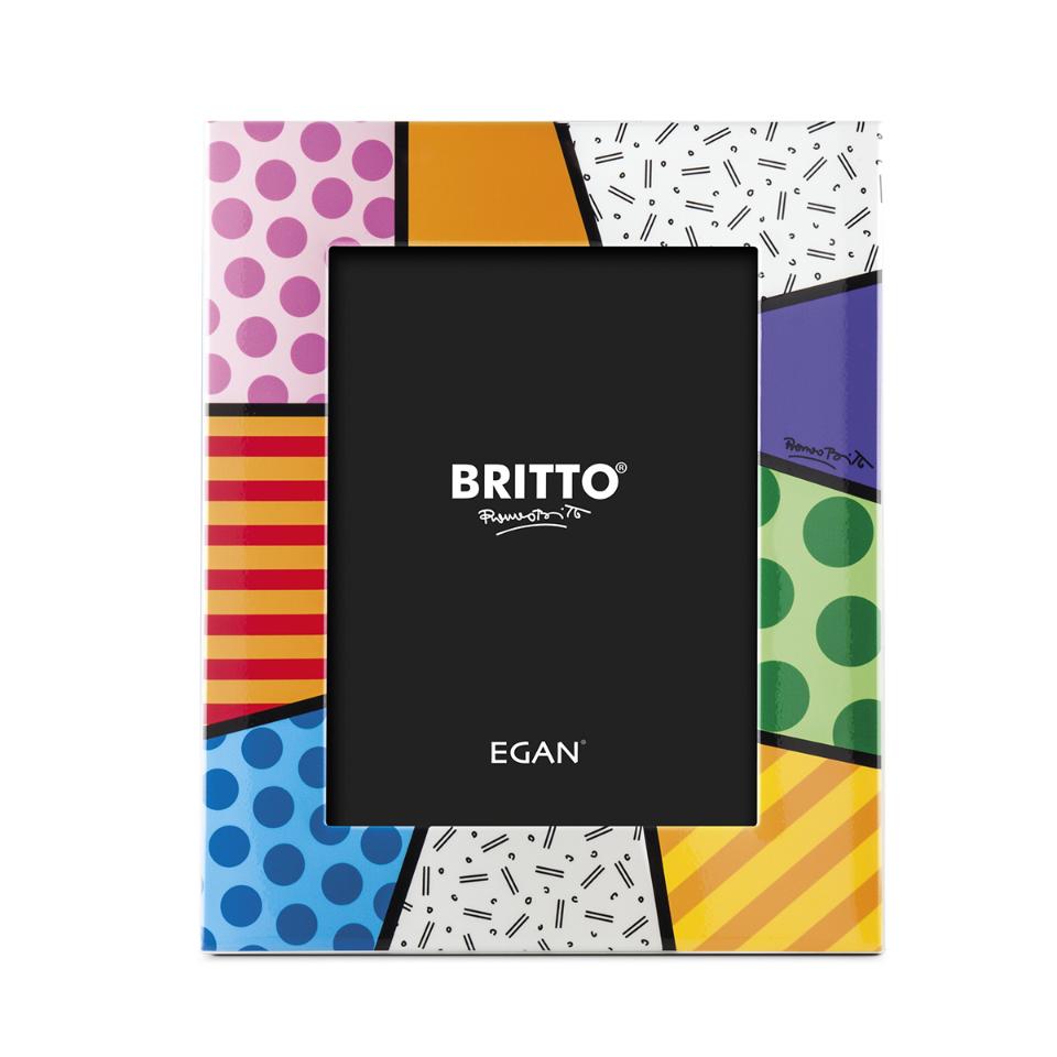 Portafoto in legno decorato Pvc Egan BRITTO ICON