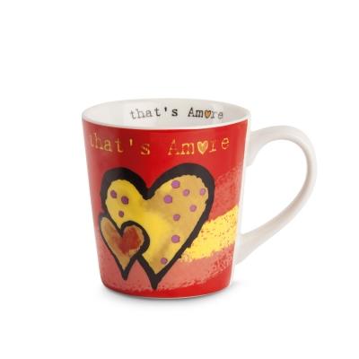 Tazza mug in porcellana ml 350 Egan That's amore