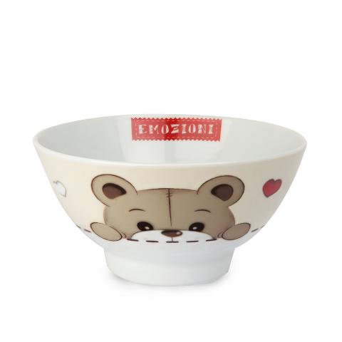 Tazza bowl in porcellana decorata Egan IL MONDO DI OLIVER