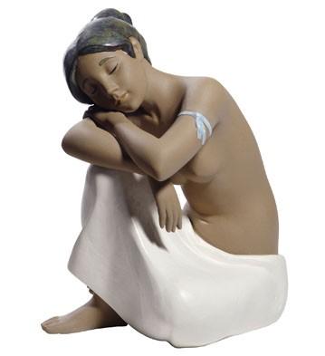 Scultura in porcellana spagnola Nao by Lladro TRANQUILLITA'