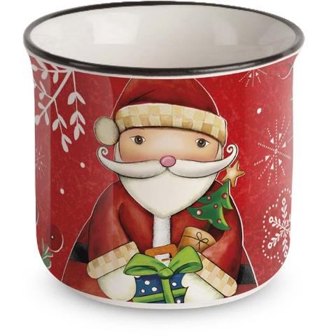 Bicchierino caffè in porcellana decorata Egan NATALE