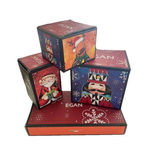Bicchierino caffè in porcellana decorata Egan NATALE