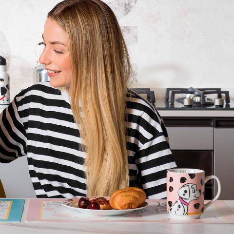 Tazza Mug impilabile in porcellana decorata Egan LA CARICA DEI 101