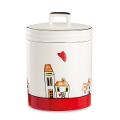 Barattolo Le Casette Rosso 14X19 Egan LE CASETTE