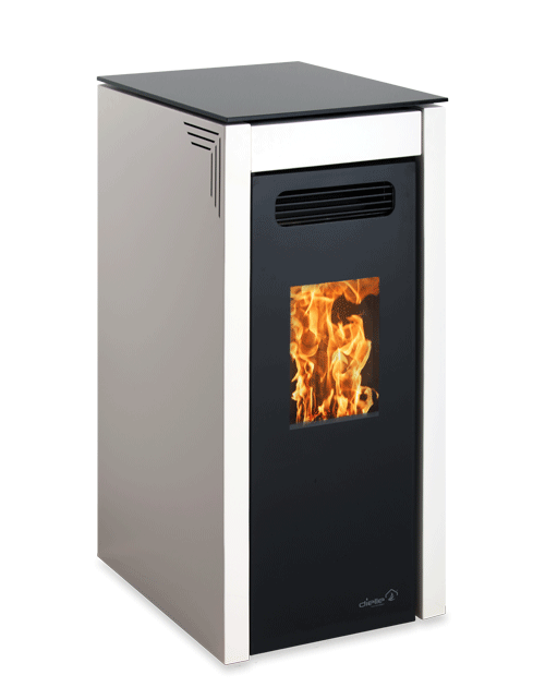 STUFA A PELLET/BIOMASSA DIELLE GRECALE 100 GLASS