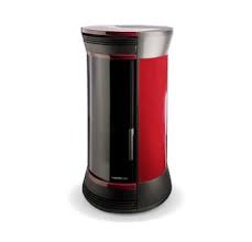 TERMOSTUFA A PELLET MORETTI DESIGN CLESSIDRA GLASS AQUA 16Kw