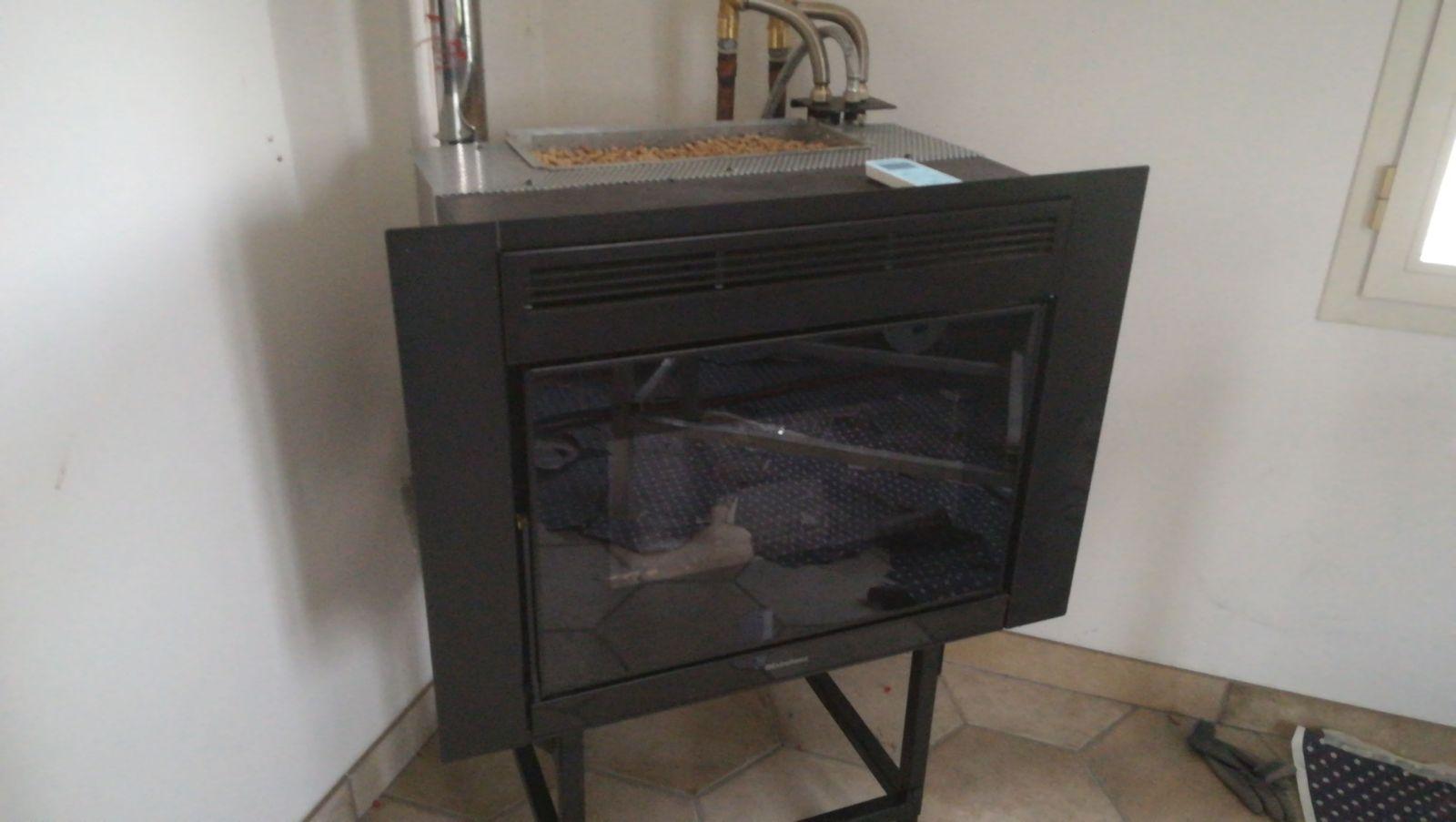 TERMOCAMINO A PELLET EXTRAFLAME COMFORT IDRO L80