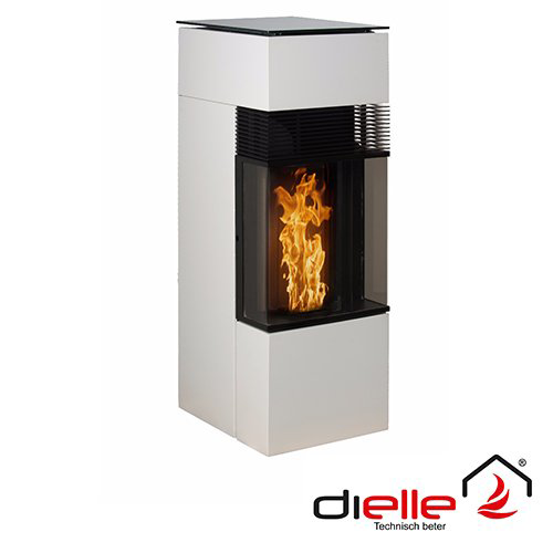 STUFA  PELLET/BIOMASSA DIELLE DIELLE MAESTRALE GLASS 100